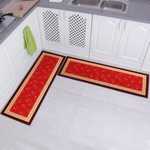 Orange Kitchen Floor Mat
